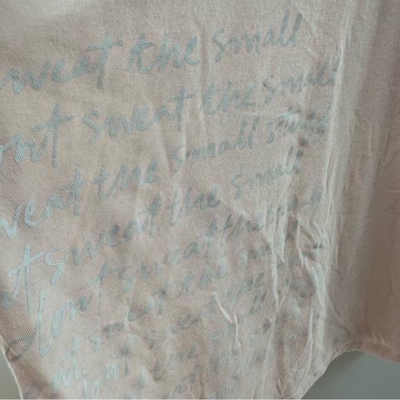 Old Navy Active Pink Racerback Tank – “Don’t Sweat the Small Stuff”, Size XS - Picture 2 of 5